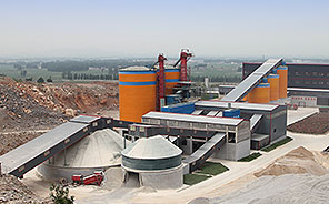 山东滕州石灰石生产现场