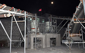 山东青岛透辉岩破碎生产