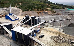 山东临沂花岗岩破碎生产