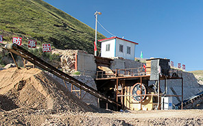 西藏拉萨河卵石制砂生产