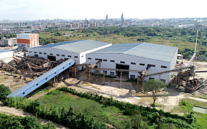 湖南衡阳河卵石制砂生产