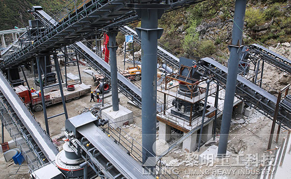 道路桥梁铁路建设砂石生产线