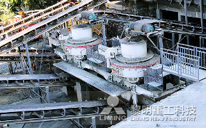 山东滨州石灰石制砂生产